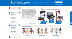 Desktop Screenshot of affordableseating.net